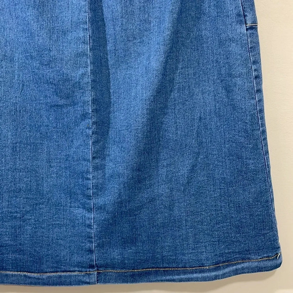 Universal Thread 70’s style high waisted jean skirt with pockets 8 - Picture 8 of 14